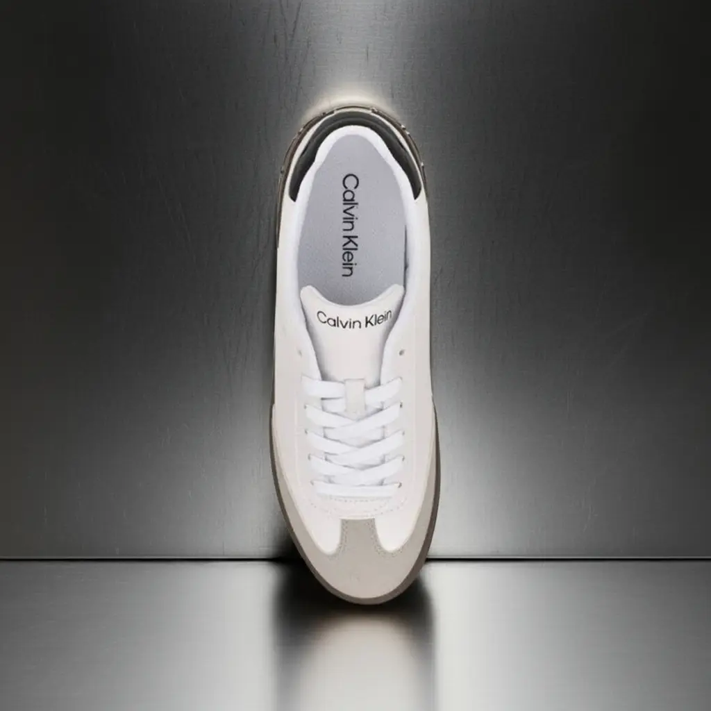 Calvin Klein Romal White Sneakers for Men Front View
