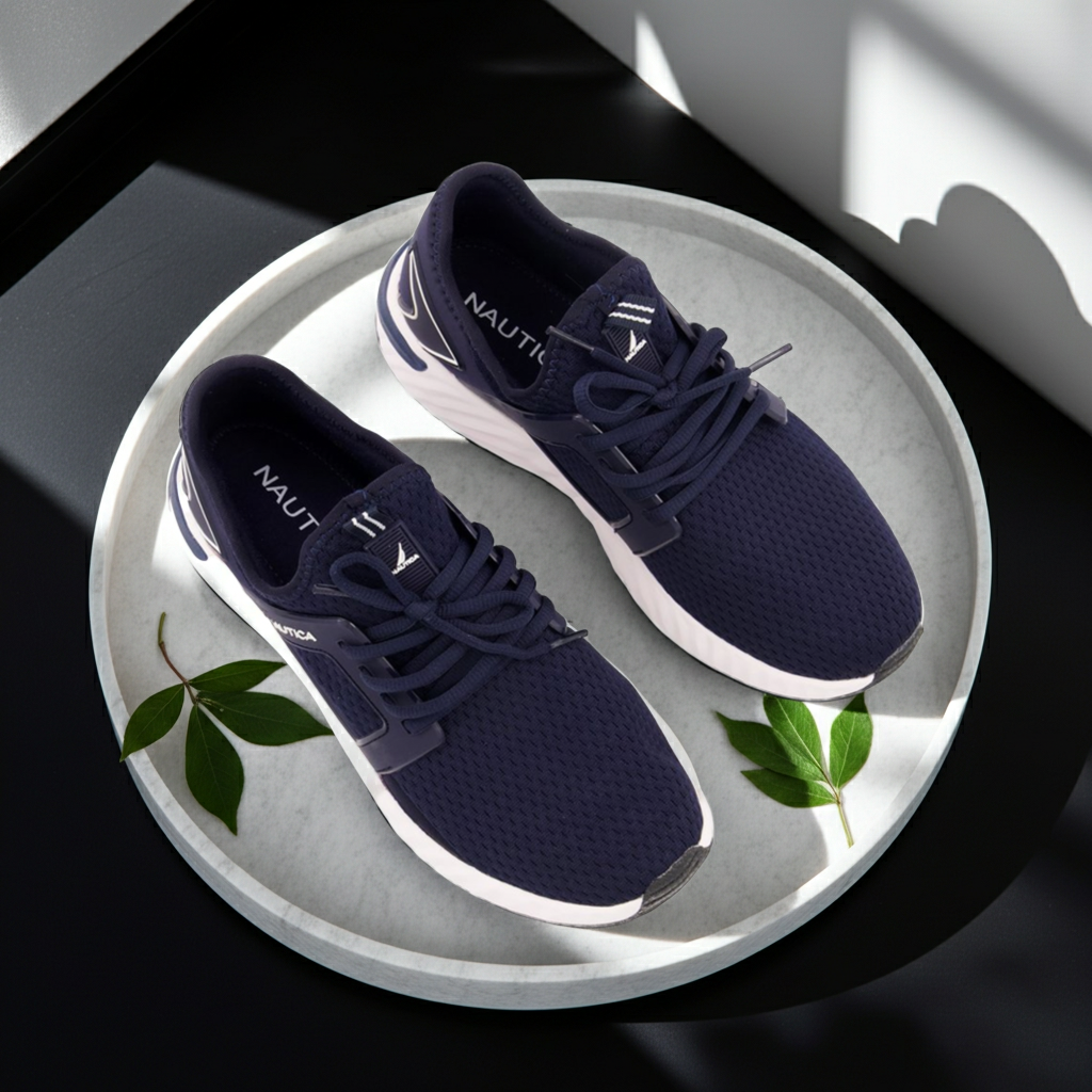 Nautica Goodreau Navy Blue Running Sneakers