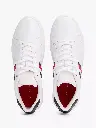 Tommy Hilfiger White Leather Cupsole Men's Sneaker.webp