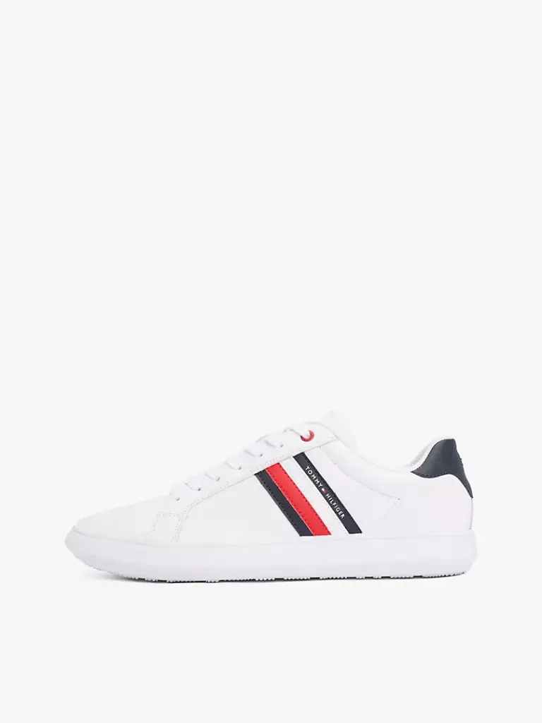 Tommy Hilfiger White Leather Cupsole Men Sneakers5.webp