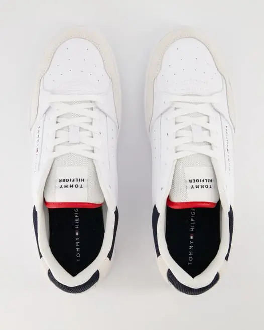 Tommy Hilfiger Leather Mix Men's Sneakers Shoes.webp