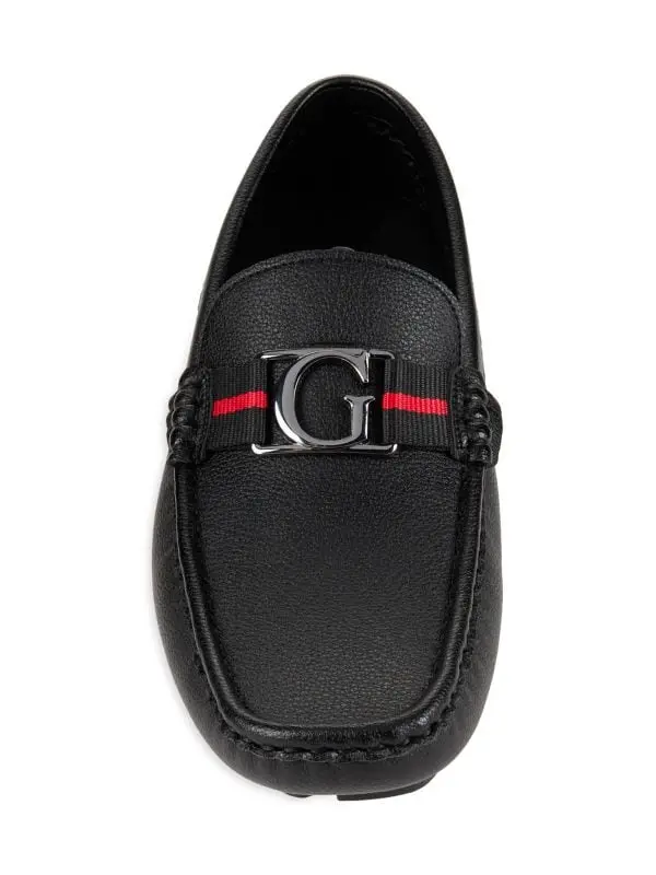 Guess Askers Leather Black Men's Loafers Shoes.webp