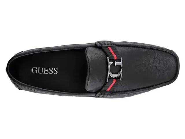 Guess Askers Leather Black Men's Loafers 1.webp