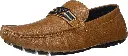 Guess Art Leather Brown Men's Loafers Shoes 5.webp