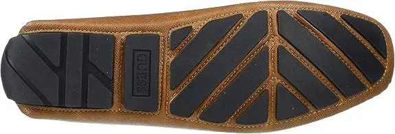 Guess Art Leather Brown Men's Loafers Shoes 7.webp