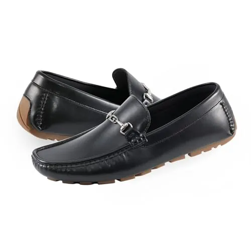 Guess Ansto Black Leather Driving Loafers 5.webp