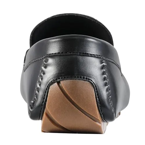 Guess Ansto Black Leather Driving Loafers 2.webp