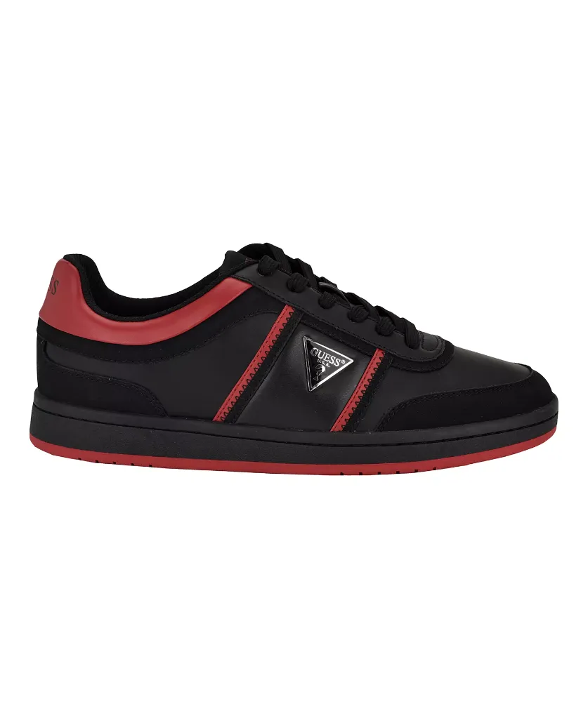 Guess Lasan Black Leather Men Sneakers 3.webp