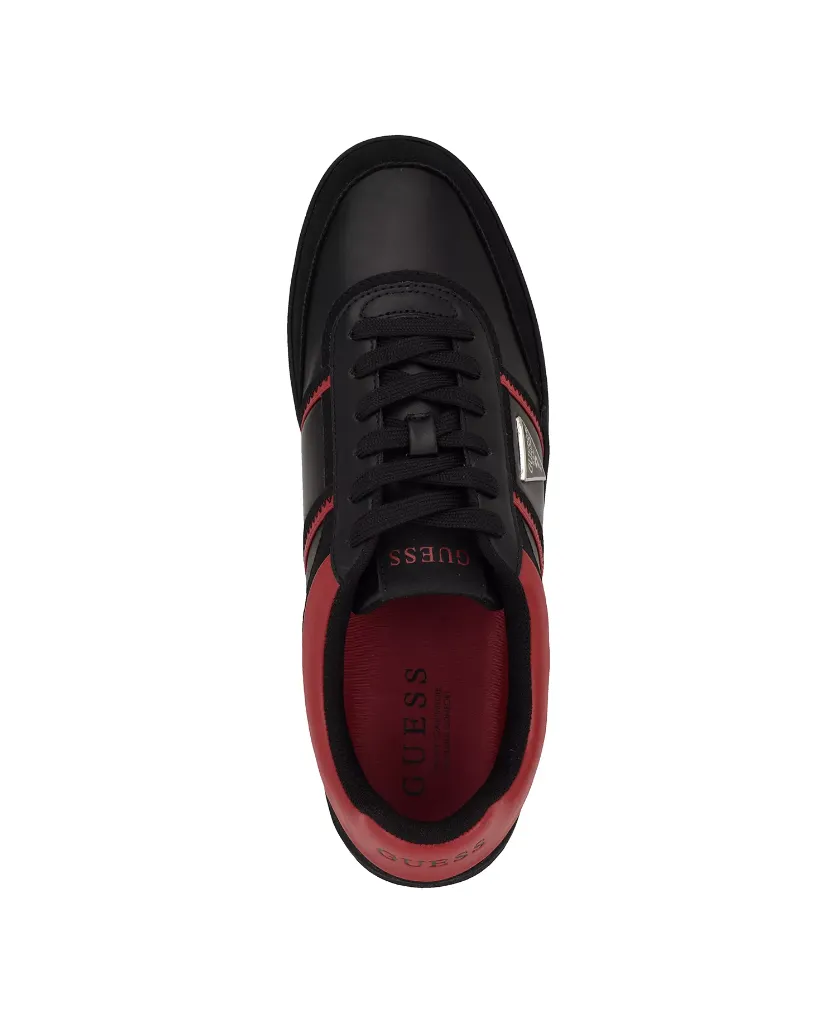 Guess Lasan Black Leather Men Sneakers 4.webp