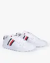 Tommy Hilfiger Stripe Leather Cupsole White Men's Sneakers