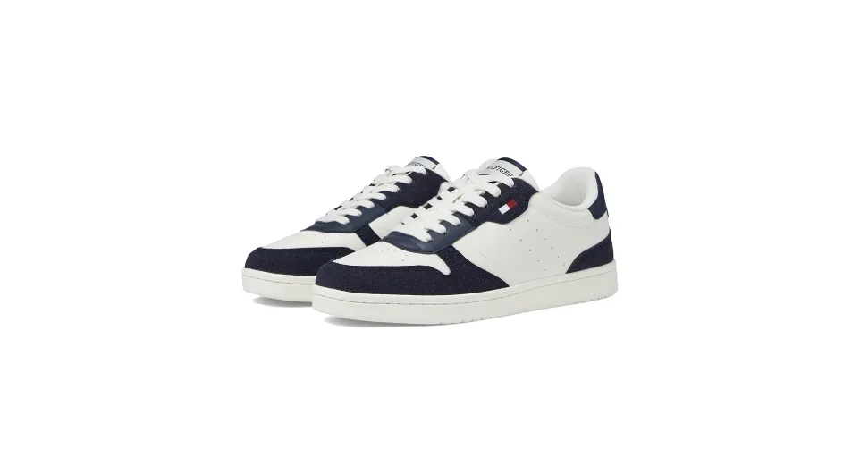 Tommy Hilfiger Lasno White/Navy Blue Men Sneakers