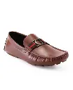 Guess Askers Leather Brown Men Loafers 