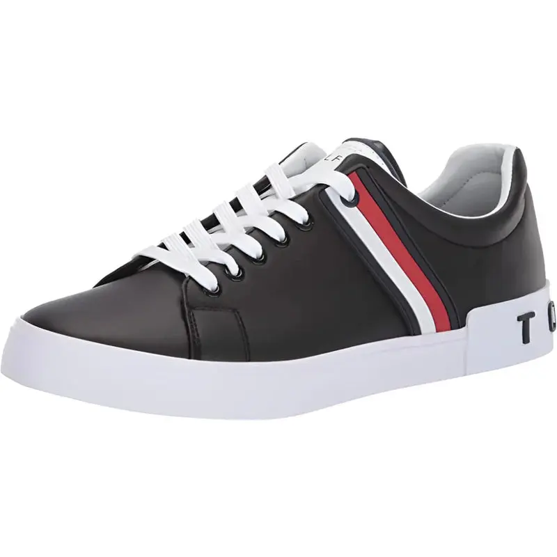 Tommy Hilfiger Ramus Leather Black Men's Sneakers (00)