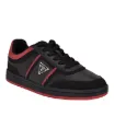Guess Lasan Black Leather Men's Sneakers
