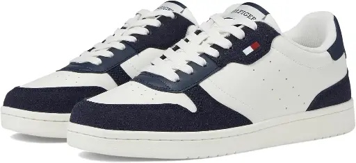 Tommy Hilfiger Lasno White/Navy Blue Men Sneakers
